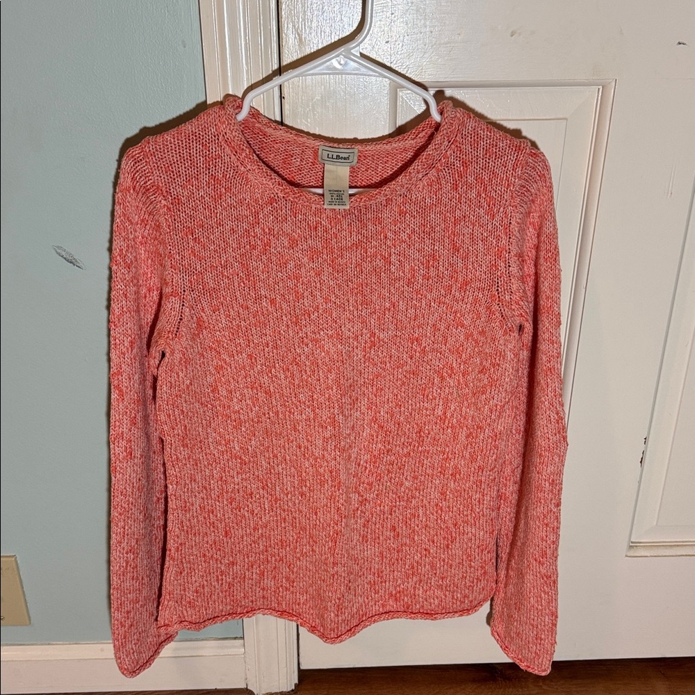 L.L. Bean Coral Knit Top